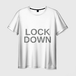 Мужская футболка QR Lockdown англ