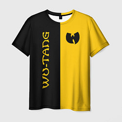 Мужская футболка WU-TANG CLAN ЧЁРНО ЖЁЛТЫЙ