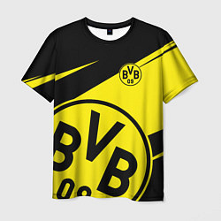 Футболка мужская BORUSSIA BVB 09 LOGO, цвет: 3D-принт