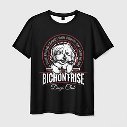 Мужская футболка Бишон Фризе Bichon Frize