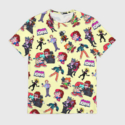 Мужская футболка Friday Night Funkin - все герои