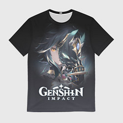 Мужская футболка ГенШин - игра с открытым миром