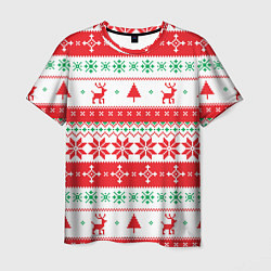 Мужская футболка Christmas Deer