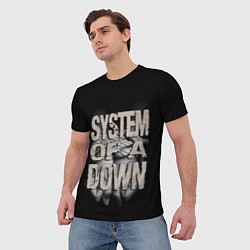 Футболка мужская System of a Down, цвет: 3D-принт — фото 2
