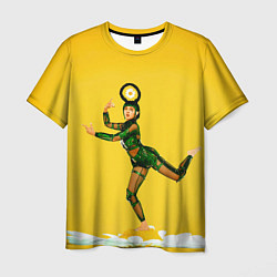 Футболка мужская Ашиникко на ромашке, цвет: 3D-принт