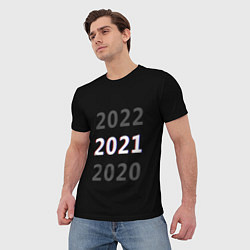 Футболка мужская 2020 2021 2022, цвет: 3D-принт — фото 2