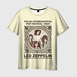 Футболка мужская Led Zeppelin - Texas International Pop Festival 19, цвет: 3D-принт