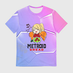 Мужская футболка Metroid Dread Самус Аран