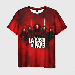 Мужская футболка БУМАЖНЫЙ ДОМ - LA CASA DE PAPEL - BELLA CIAO