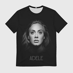 Мужская футболка Портрет Адель