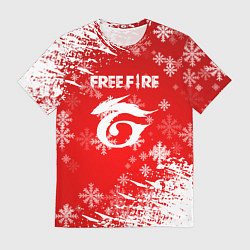 Мужская футболка Free Fire - Новогодний