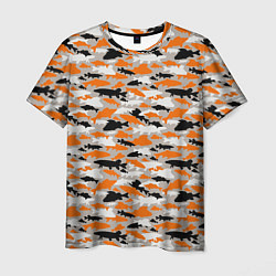 Мужская футболка Рыболовный камуфляж из рыб
