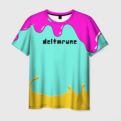 Футболка мужская Deltarune - Подтёки, цвет: 3D-принт