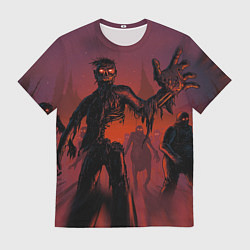 Мужская футболка Загнивающий штат Стадия разложения спина