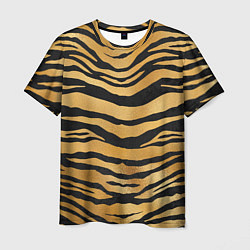 Мужская футболка Текстура шкуры тигра