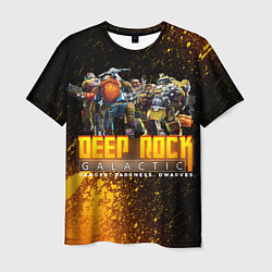 Футболка мужская Deep Rock Galactic Герои, цвет: 3D-принт