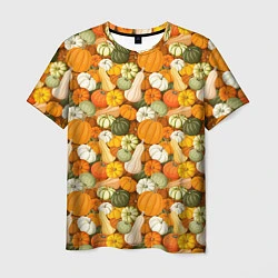 Футболка мужская Тыквы Pumpkin, цвет: 3D-принт