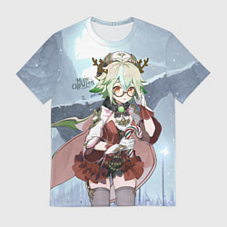 Футболка мужская Новогодняя Сахароза, цвет: 3D-принт