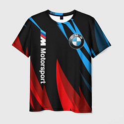 Футболка мужская BMW Логотип Узор, цвет: 3D-принт