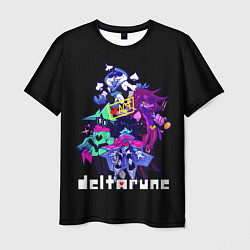 Мужская футболка DELTARUNE РУНА ДЕЛЬТА ГЕРОИ ИГРЫ