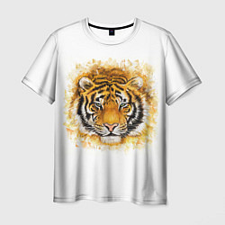 Футболка мужская Дикий Тигр Wild Tiger, цвет: 3D-принт