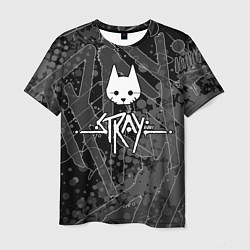 Футболка мужская Stray кот бродяга, цвет: 3D-принт