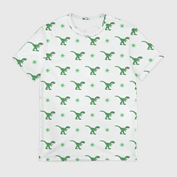 Мужская футболка Динозавры паттерн