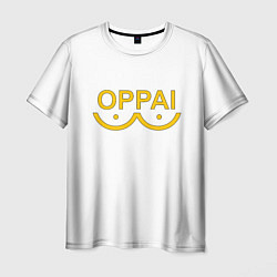 Футболка мужская OPPAI LOGO ONE-PUNCH MAN, цвет: 3D-принт