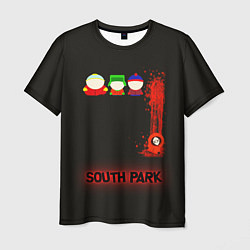 Футболка мужская Южный парк главные персонажи South Park, цвет: 3D-принт
