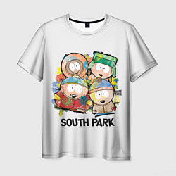 Мужская футболка South Park - Южный парк краски