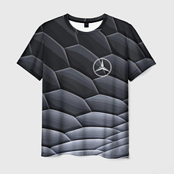 Мужская футболка Mercedes Benz pattern