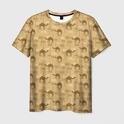 Мужская футболка Верблюды