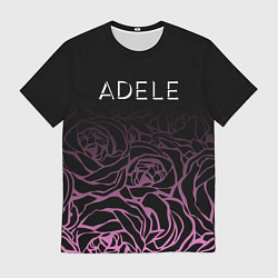 Мужская футболка Adele Розы