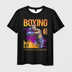 Футболка мужская BOXING - Бокс, цвет: 3D-принт