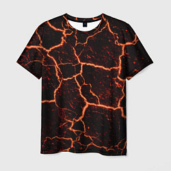 Мужская футболка Раскаленная лаваhot lava