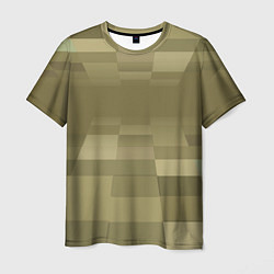 Мужская футболка Пиксельный военный фон