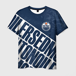 Футболка мужская Edmonton Oilers , Эдмонтон Ойлерз, цвет: 3D-принт