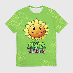 Футболка мужская Подсолнух Plants vs Zombies, цвет: 3D-принт