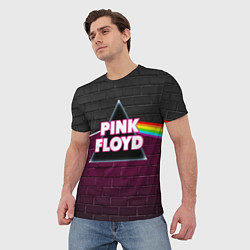 Футболка мужская PINK FLOYD ПИНК ФЛОЙД, цвет: 3D-принт — фото 2