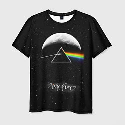 Футболка мужская PINK FLOYD LOGO ПИНК ФЛОЙД ЗВЕЗДЫ, цвет: 3D-принт