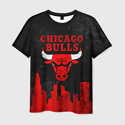 Мужская футболка Chicago Bulls, Чикаго Буллз Город