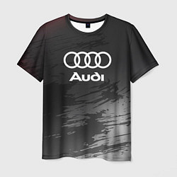 Футболка мужская Audi туман, цвет: 3D-принт