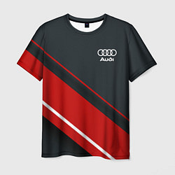 Мужская футболка Audi sport red