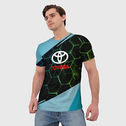 Футболка мужская TOYOTA класс авто, цвет: 3D-принт — фото 2