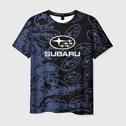 Футболка мужская Subaru Pattern спорт, цвет: 3D-принт