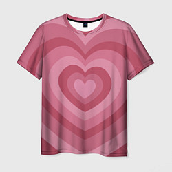 Мужская футболка Сердца LOVE