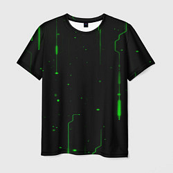 Мужская футболка Neon Green Light