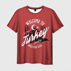 Мужская футболка Турция - Turkey