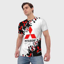 Футболка мужская Mitsubishi Fire Pattern, цвет: 3D-принт — фото 2