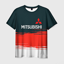 Футболка мужская Mitsubishi - Auto бренд, цвет: 3D-принт